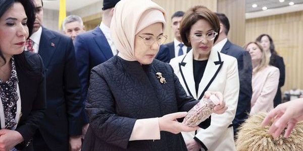 Emine Erdoğan, Kazakistan'da Uluslararası Sıfır Atık Eğitim Laboratuvarı'nı Açtı
