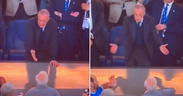 Real Madrid Başkanı Florentino Perez'e Sert Pankart ve Tribün Tepkileri