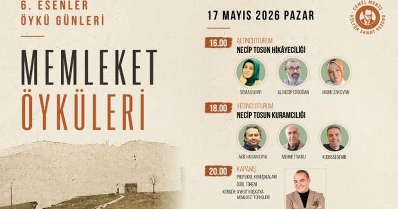 6. Esenler Öykü Günleri Edebiyat Tutkunlarını Buluşturacak