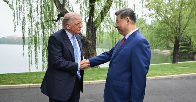 Şi Cinping ve Donald Trump Pekin'de Bir Araya Geldi