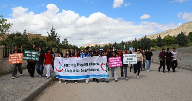 Hasankeyf'te Sağlık İçin Yürüyüş Düzenlendi