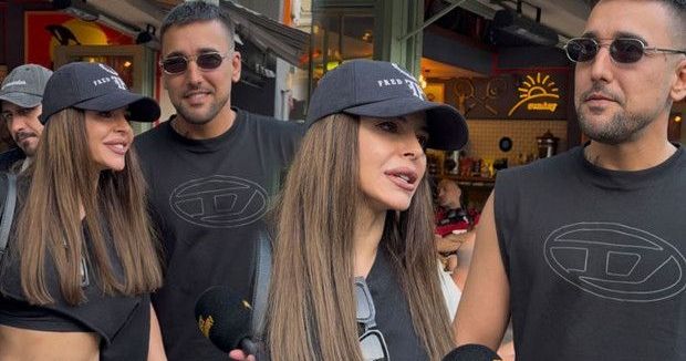 Simge Sağın ve Sevgilisi Icardi Sorularına Kısa Yanıt Verdi