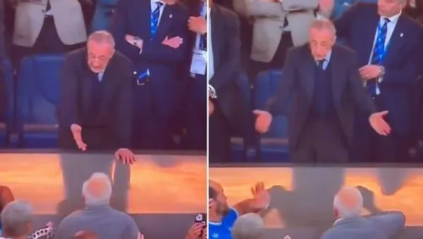 Real Madrid Başkanı Florentino Perez'e Sert Pankart ve Tribün Tepkileri