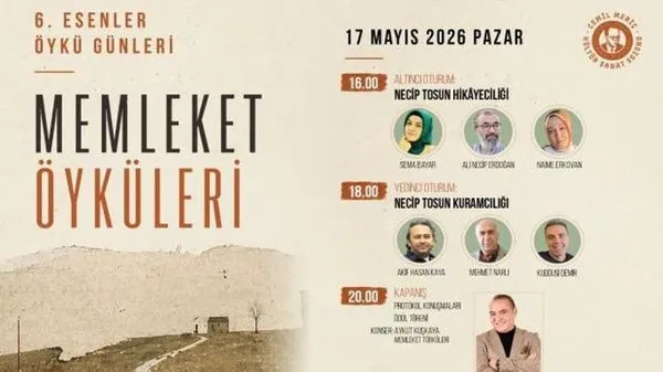 6. Esenler Öykü Günleri Edebiyat Tutkunlarını Buluşturacak
