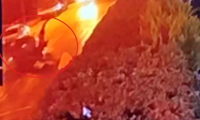 Bursa İnegöl'de Motosiklet ve Otomobilin Çarpıştığı Kaza Kamerada: 2 Yaralı