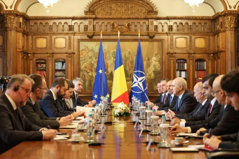 TBMM Başkanı Numan Kurtulmuş Romanya'da Resmi Ziyarette Bulundu