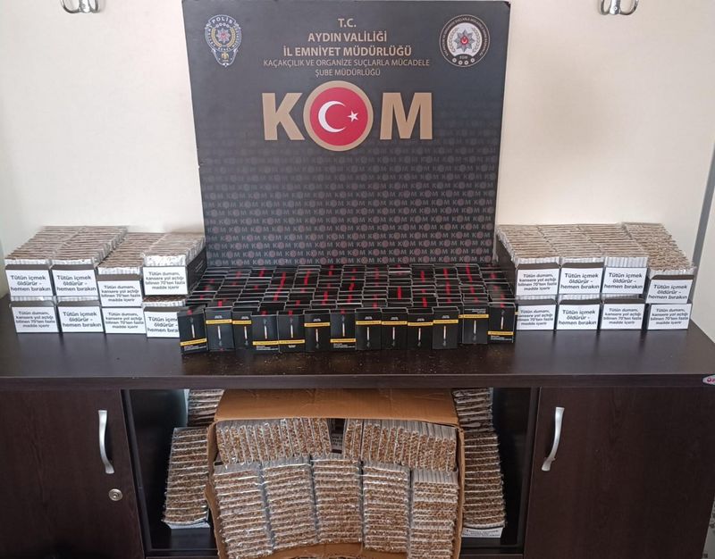 Efeler’de Kaçak Tütün ve Elektronik Sigara Operasyonu Gerçekleştirildi