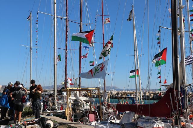 Küresel Sumud Filosu Marsilya'dan Gazze'ye Yardım Görevi İçin Hareket Ediyor