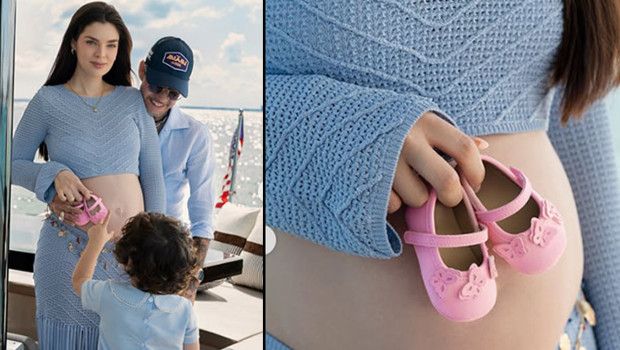 Marc Anthony ve Nadia Ferreira Sekizinci Çocuklarının Cinsiyetini Açıkladı