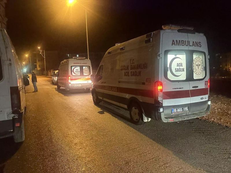 Çorum'da Karbonmonoksit Zehirlenmesi Sonucu Karı Koca Hastaneye Kaldırıldı