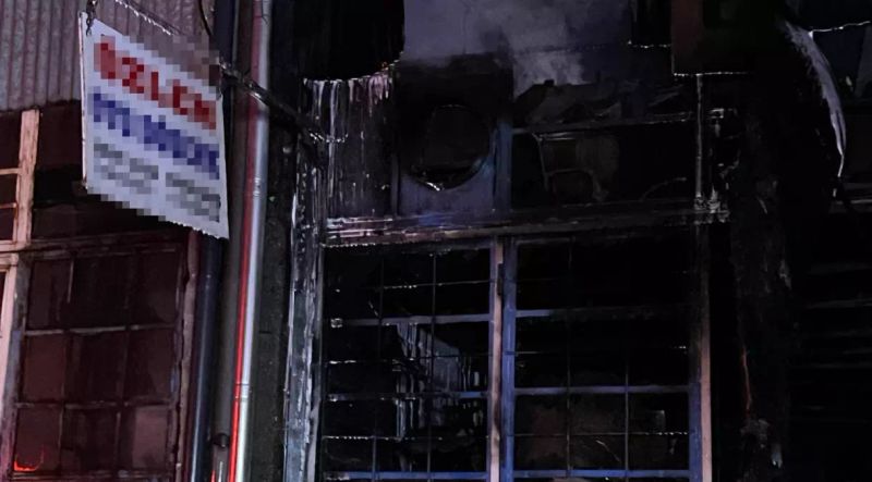 Nevşehir'de Oto Döşeme Dükkanında Çıkan Yangın Söndürüldü