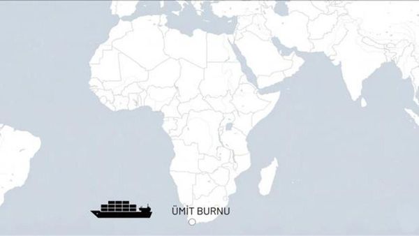 Kızıldeniz Krizi Güney Afrika’yı Ümit Burnu Rotasının Ticaret Merkezi Yaptı
