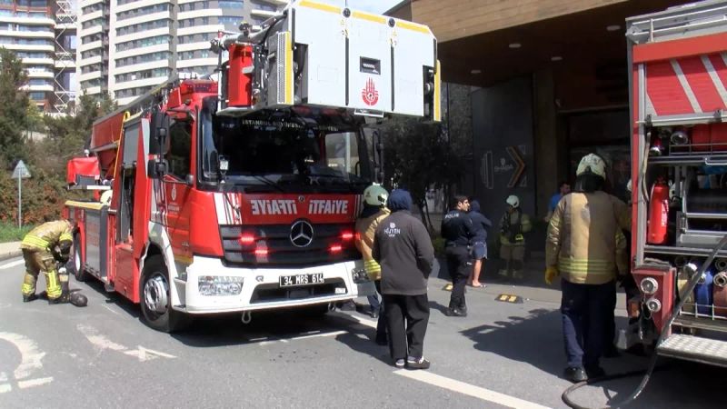 Üsküdar'daki Spor Salonunda Çıkan Yangın Kontrol Altına Alındı