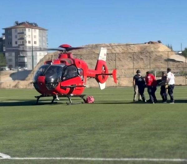 Malatya'da Kalp Krizi Geçiren Hastaya Hava Ambulansı Müdahalesi