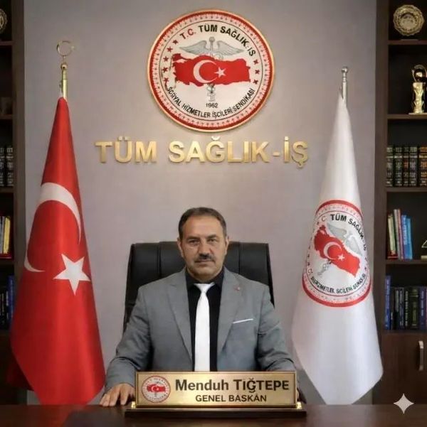 Menduh Tığtepe Yeniden Tüm Sağlık-İş Genel Başkanı Seçildi