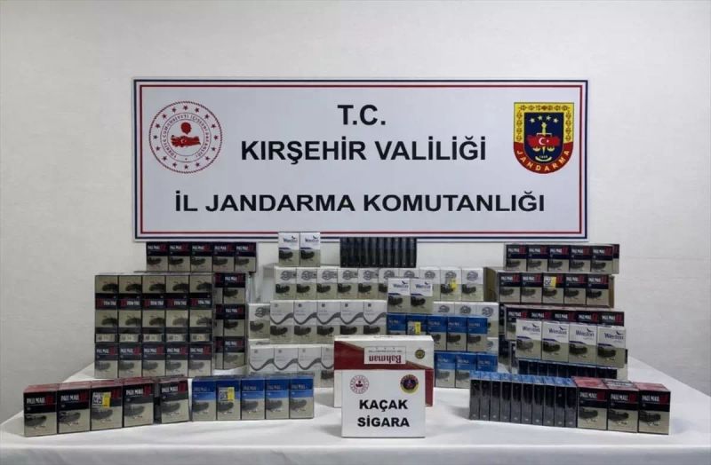 Kırşehir’de Otobüste 528 Paket Gümrük Kaçağı Sigara Yakalandı