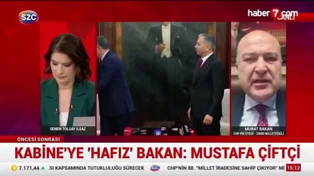CHP'li Murat Bakan, İçişleri Bakanlığı'na Mustafa Çiftçi'nin Atanmasına Tepki Gösterdi