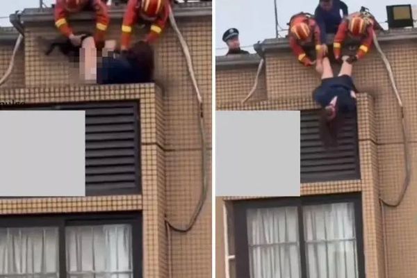 Çin'de İntihar Girişimindeki Genç Kız Telefonunu Bırakmayınca Kurtarma Zorlu Geçti