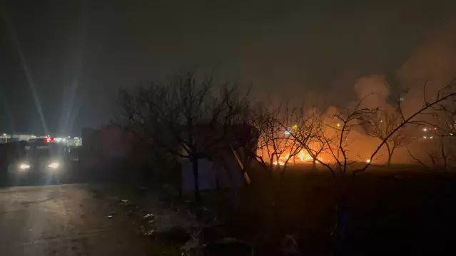 Kayseri'de Bahçede Çıkan Yangın İtfaiyenin Müdahalesiyle Söndürüldü