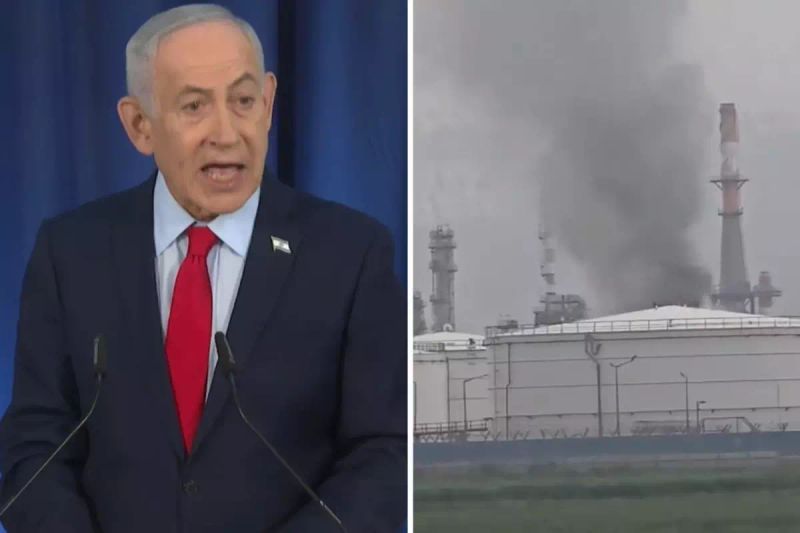 İran'ın Füze Saldırısı Sonrası İsrail'in Hayfa Rafinerilerinde Yangın ve Elektrik Kesintisi