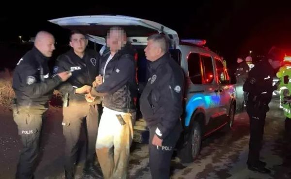 Aksaray'da Polis Kovalamacasında Sulama Kanalına Düşen Sürücü Tutuklandı