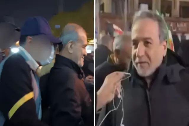 Pezeşkiyan ve Arakçi, İran'da İslam Cumhuriyeti Günü Kutlamalarına Katıldı