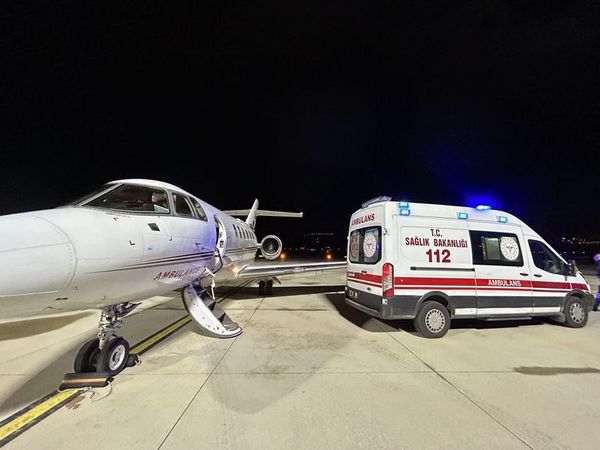 Çanakkale'de Hastalanan 54 Günlük Bebek Ankara'ya Ambulans Uçakla Sevk Edildi