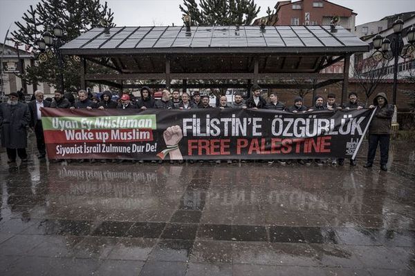 İsrail'in İdam Cezası Yasası Erzurum ve Iğdır'da Protesto Edildi