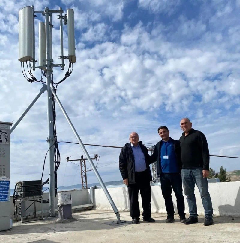 Kırmacık Köyü’nde Yeni Baz İstasyonu Hizmete Açıldı