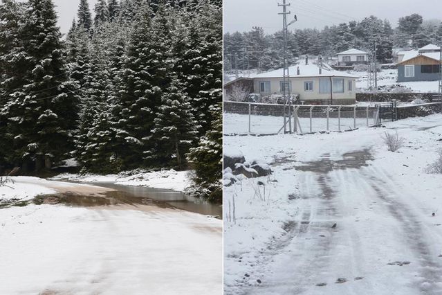 Nisan ayında 5 ilde yoğun kar yağışı etkili oldu