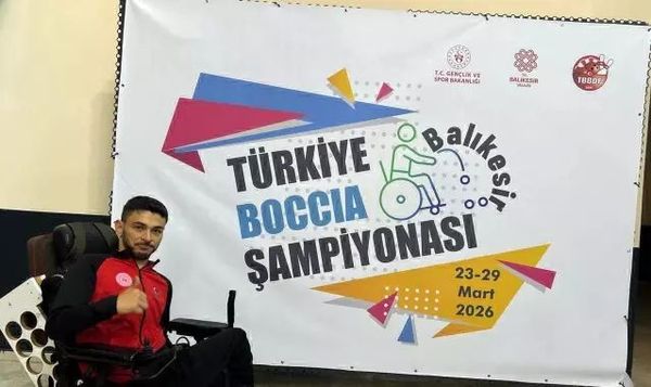 Engelli Sporcu Yücel Coşkun, Türkiye Bocce Şampiyonu Oldu
