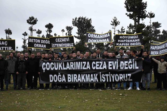 Bursa Keles'te Köylüler Mera Alanına Cezaevi Yapılmasına Karşı Çıktı