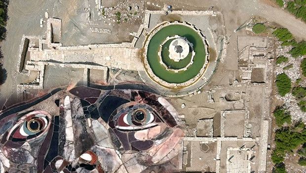 Kibyra Antik Kenti'nde Medusa Mozaiği ve Yuvarlak Çeşme Yeniden Ziyarete Açıldı