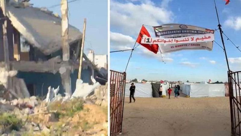 Gazze’de Kardeşlik Çadır Kampına Saldırı: Gönüllüler Yaralandı