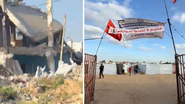 Gazze’de Kardeşlik Çadır Kampına Saldırı: Gönüllüler Yaralandı