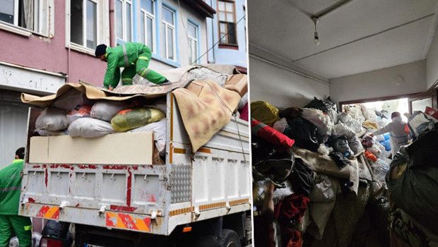 Mahkeme Kararıyla Osmangazi’de 4 Kamyon Çöp Evden Çıkarıldı