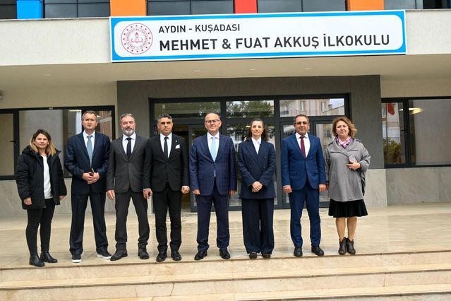 Aydın'daki Yeni Okul İnşaatı Yerinde İncelendi