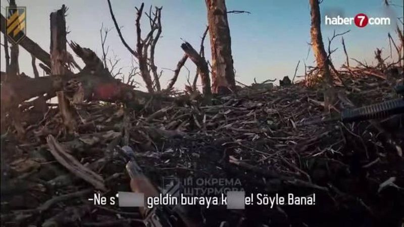 Ukrayna-Rusya Savaşında Siperlerde Göğüs Göğüse Çatışma Kameraya Yansıdı