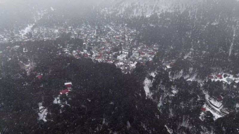 Osmaniye'de Kar Yağışı Zorkun Yaylası'nı Beyaza Bürüdü