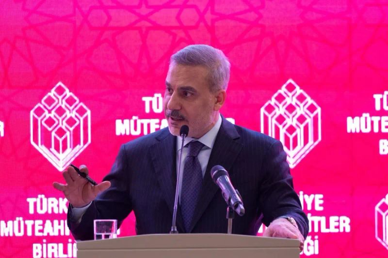 Dışişleri Bakanı Hakan Fidan, Türkiye Müteahhitler Birliği İftarında Konuştu