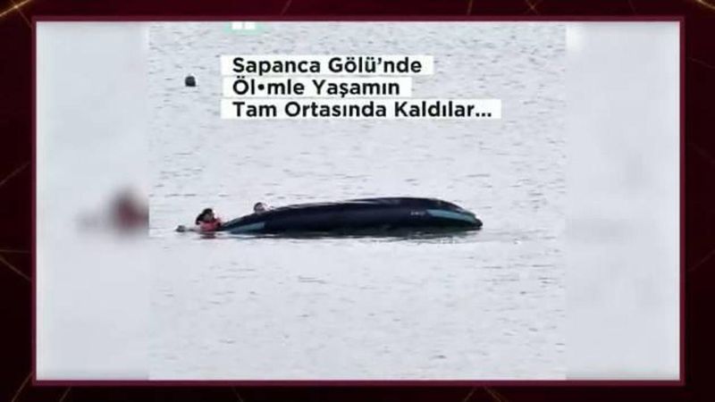 Sapanca Gölü'nde Alabora Olan Botta Kano Milli Takımı Hızla Müdahale Etti