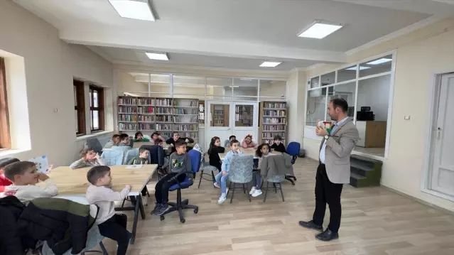 Bolu Yenicaga Öğrencileri Kütüphane Haftası'nı Ziyaretlerle Kutladı