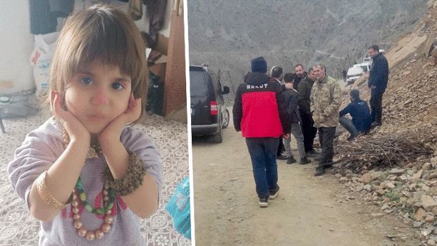 Bitlis'te Kayıp 5 Yaşındaki Rabia Ilgaz İçin Arama Çalışmaları Sürüyor