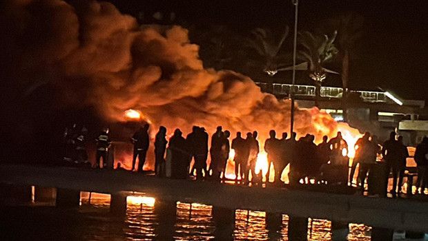 Bodrum Yalıkavak Marinada 5 Motoryat Yangında Zarar Gördü