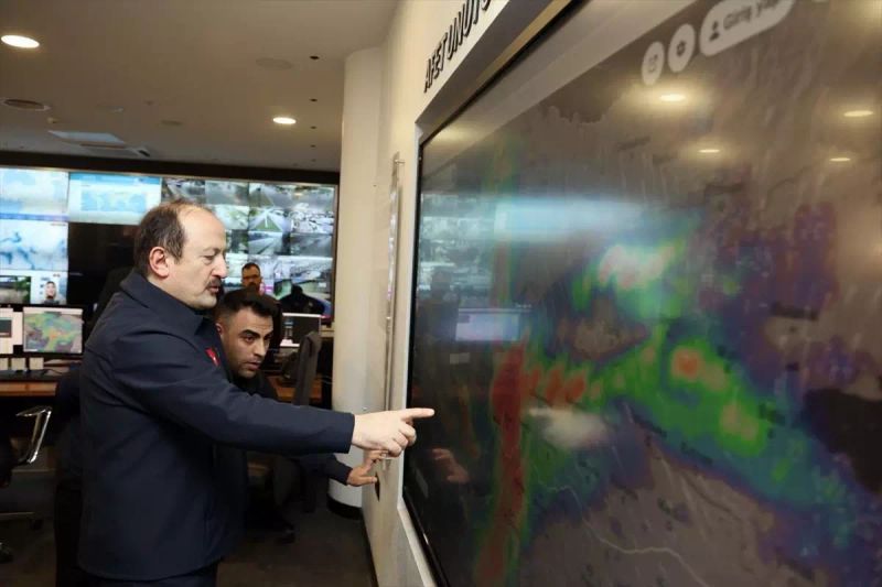 AFAD, Sarı Kodlu Meteorolojik Uyarı Verilen İllerdeki Gelişmeleri Yakından İzliyor