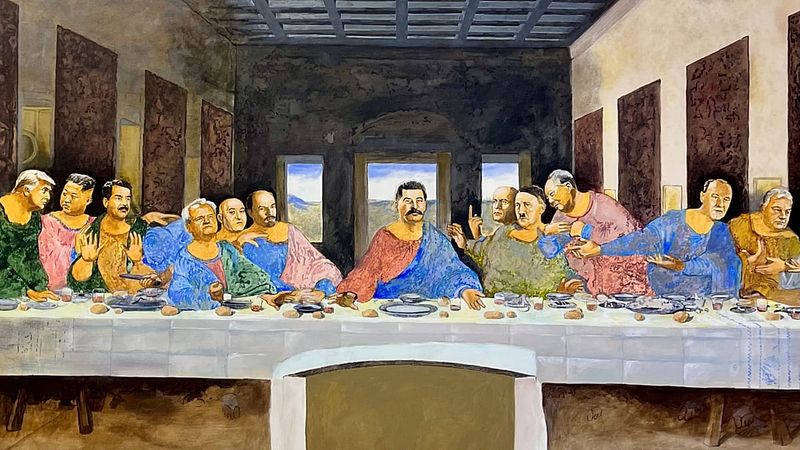 DrMarias’ın ‘Yaşasın Diktatörlük!’ Sergisi Budapeşte’de Politik ve Mitolojik Portrelerle Açıldı