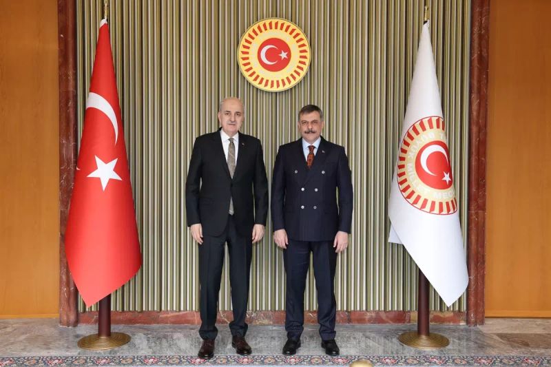 TBMM Başkanı Numan Kurtulmuş, İçişleri Bakanı Mustafa Çiftçi ile Görüştü