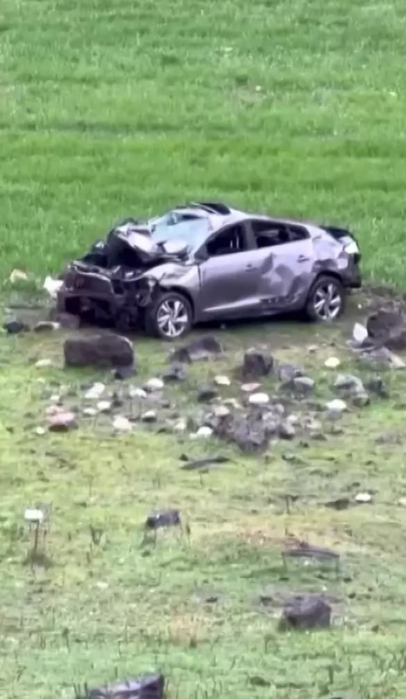 Batman'da Otomobil Uçurumdan Düşerek Ağır Yaralandı