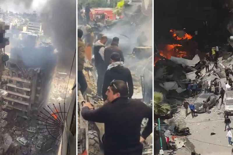 İsrail, Lübnan'da Hizbullah Hedeflerine En Büyük Hava Saldırısını Düzenledi