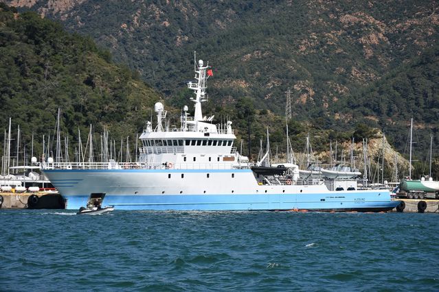 Marmaris Limanı'na Demirleyen 149 Metrelik Lüks Yat 'A+'